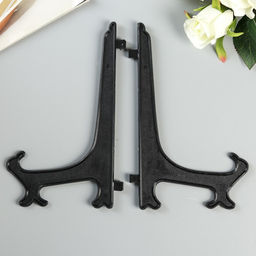 Цена за 5 шт. Подставка для тарелок d=23-25 см Carlos, чёрная, 22.5 см