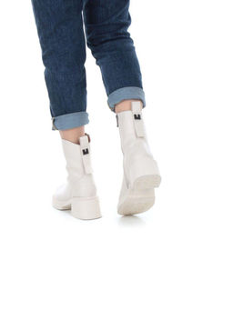 04-M3-L807 BEIGE Ботинки зимние женские (натуральная кожа, натуральный мех)