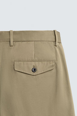 PANTAL?N WIDE FIT PLIEGUES / Beige - Zara фото 10