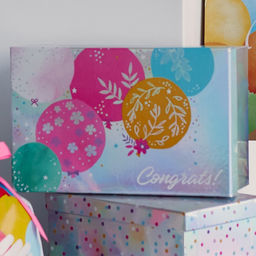 Складная коробка Happy Birthday, 30,5 22 9,5 см - Дарите счастье фото 6