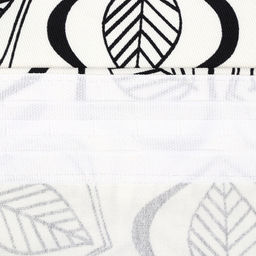 Шторы для кухни Этель Leaves, 149×180 см - 2 шт., подхваты - 2 шт., 100% хлопок