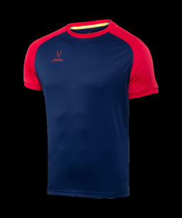 Футболка игровая JOGEL CAMP Reglan Jersey, темно-синий/красный