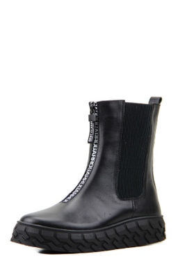 Ботинки 345.icebergbl. black / Шерсть