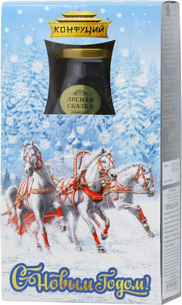 Конфуций. Новый год. Набор Чайная пара. Зимушка-Зима 110 гр. карт.упаковка