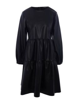 Платье из эко-кожи (без воротничка) - Incity фото 4