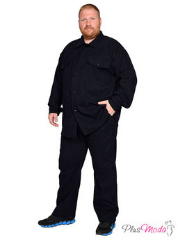 Рубашка-ветровка Модель №2007 размеры 44-84 - Plusmoda фото 8