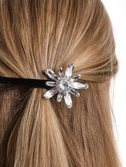 Заколка автомат Ночная Звезда PN0234(2)белый - Mini maxi фото 4