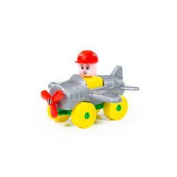 Конструктор Юный путешественник - Самолёт (10 элементов) (в пакете)