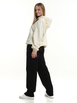 Комплект для девочки 22-7496 молочный|черный