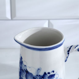 Кувшин для воды «Ретро», 24.5 см, фарфор гжель