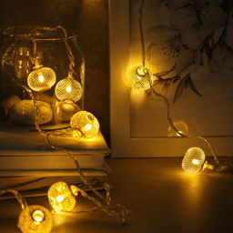 Гирлянда светодиодная 2 м 10 LED Шарики / GN12 /уп 100/ - Галеонтрейд фото 2