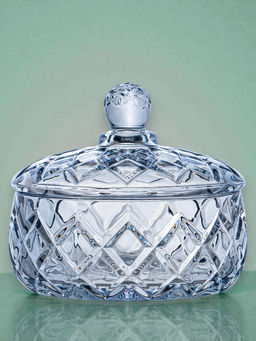 ЕМКОСТЬ ДЛЯ ХРАНЕНИЯ LEFARD С КРЫШКОЙ DIAMANT BLUE 12*10СМ , 320 мл  фото 5