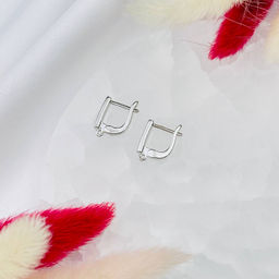 Швензы для сережек родированные