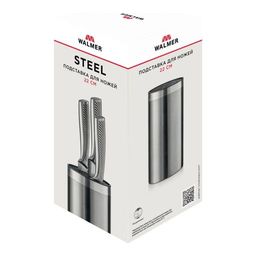 Подставка для ножей Walmer Steel, цвет стальной  фото 3