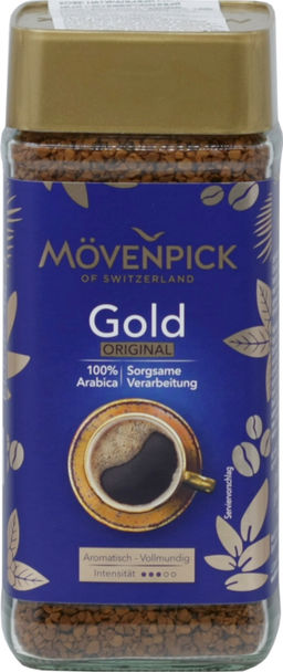 Movenpick. Gold Original 100 гр. стекл.банка