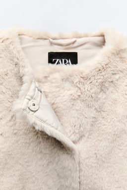 FAUX FUR VEST - Zara фото 3