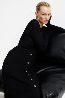 Falda de tubo en punto