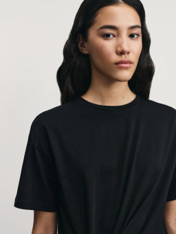 Футболка с завязкой на талии / Zarina  фото 6