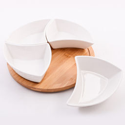 60320 Менажница 4 секции с подставкой LR (х16) - Mayer&boch фото 9