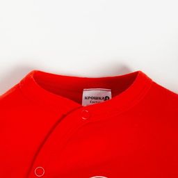 Комбинезон Крошка Я Happy winter, рост 68-74 см, красный  фото 2