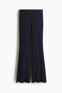 Flared fine-knit trousers - H&m фото 2