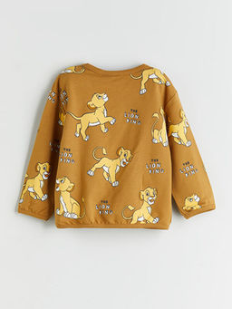 Aslan Kral Bask?l? Erkek Bebek Sweatshirt ve E?ofman Alt