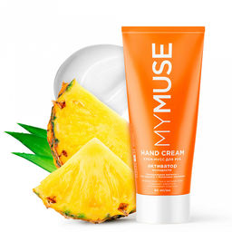 Крем-мусс для рук 80мл, активатор молодости, гиалуроновая кислота, сок ананаса, молочные протеины, "Grass" (Россия)
