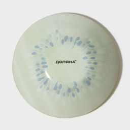 Салатник Доляна «Киви», 200 мл, 12×2.5 см, стекло, зелёный