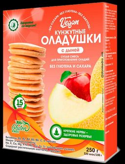 Кунжутные оладушки VEGAN с дыней 250 г