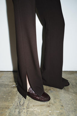 FLARE TROUSERS WITH VENTS ZW COLLECTION - Zara фото 4