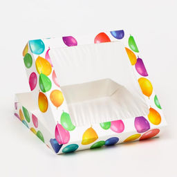 Цена за 20 шт. Коробка подарочная складная Happy Birthday, 20×20×4 см