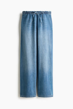 Pantal?n denim con cintura el?stica