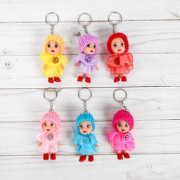 Кукла Милашка на брелоке, цвета МИКС - Simaland фото 2