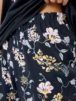 Комплект женский (бриджи, джемпер) в сером оттенке с цветами - Mark formelle фото 6