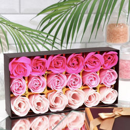 Мыльные розочки, цветные оттенки, набор 18 шт. - SB BEAUTY фото 2