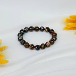 Браслет из древесного Опала 20 см - Радуга самоцветов фото 3