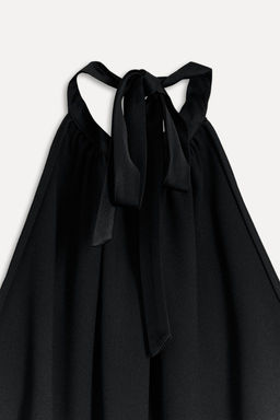 HALTER TOP WITH TIE DETAIL 50TH ANNIVERSARY - Zara фото 4