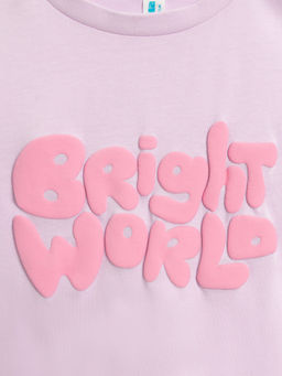 ACOOLA / Футболка детская для девочек Liamin фиолетовый  фото 5