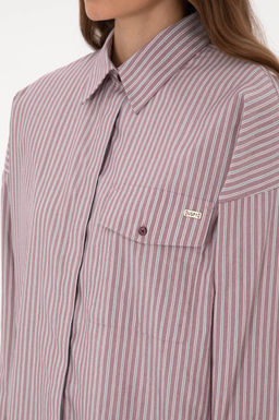 Kad_n Bordo _izgili Uzun Kollu G_mlek - U.s. polo assn фото 7