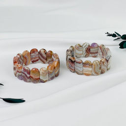 Браслет из мексиканского Агата 19 см