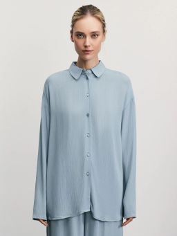 Блузка из фактурной вискозы / Zarina  фото 3