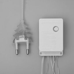 Гирлянда Водопад 2?1.5 м, IP20, прозрачная нить, 400 LED, свечение белое/синее, 8 режимов, 220 В - Luazon lighting фото 4