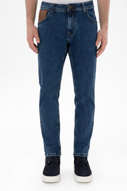 Мужские темно -синие джинсы брюки Неожиданная скидка в корзине - U.s. polo assn фото 2