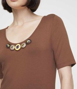 Блузка, коньячная - Heine фото 5