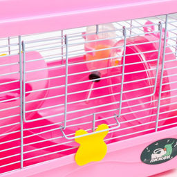 Клетка для грызунов Пижон, 31 х 24 х 30 см, розовая  фото 7