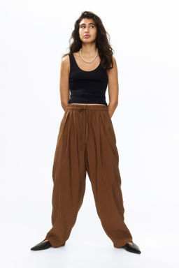Pantal?n barrel con cord?n de ajuste - H&m фото 4