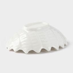 Блюдо «Ракушка», 9×7×3 см, керамика, белое