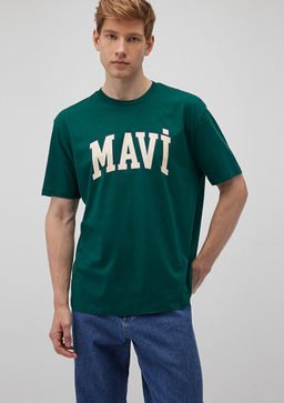 Mavi Logo Bask?l? Yesil Tisort  фото 2