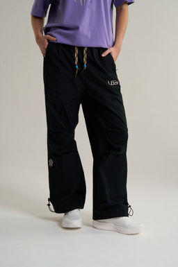 Брюки текстильные Черный KAI Woven Casual Pants - Anta фото 4