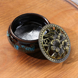 Курильница для благовоний, подставка для конусов TAKE IT EASY Древняя, 6.5?9.5 см, синяя